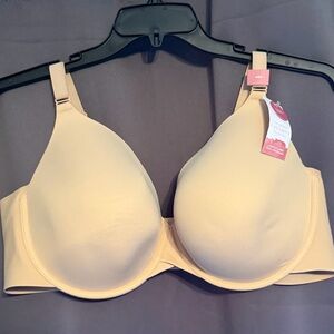 NWT - Cacique Beige Full Coverage Bra - lightly lined, Lane Bryant plus size